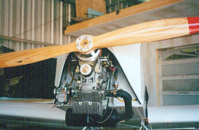 The Zenoah engine installation